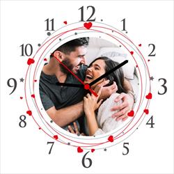 Часовник за Свети Валентин със снимка 